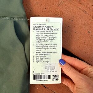 Lululemon Align Classic-Fit HR Short 3"
